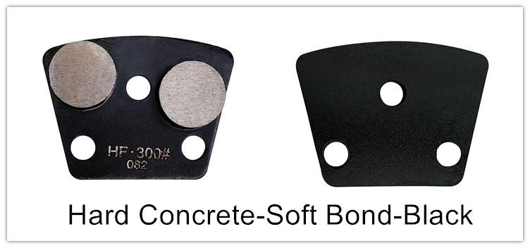 Soft metal bond diamond for hard concrete