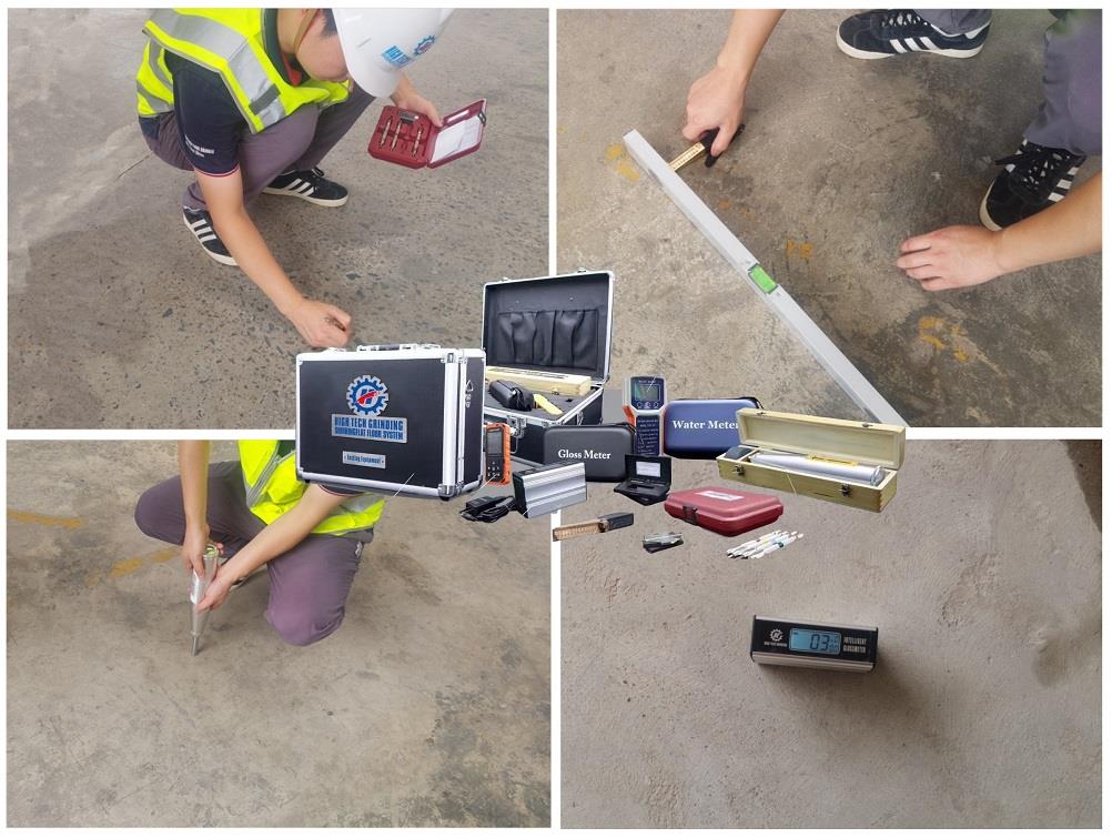 concrete floor prep testing equipment