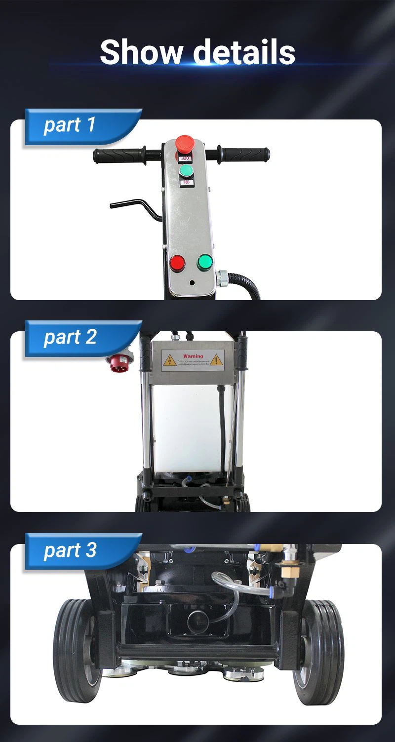 Professional garage floor grinding machine
