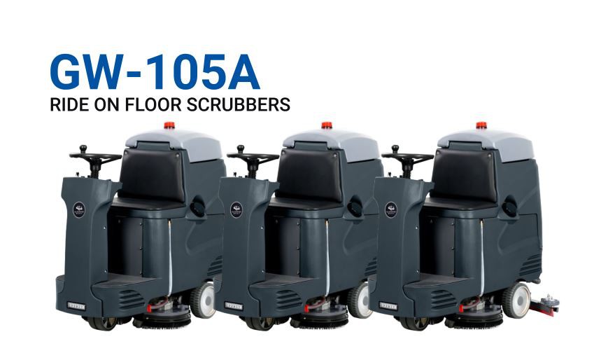  ride on floor scrubber automatic cleaning