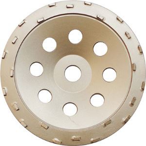 Rapid Stock Removal Cup Wheels of Concrete