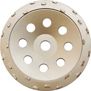 Rapid Stock Removal Cup Wheels of Concrete