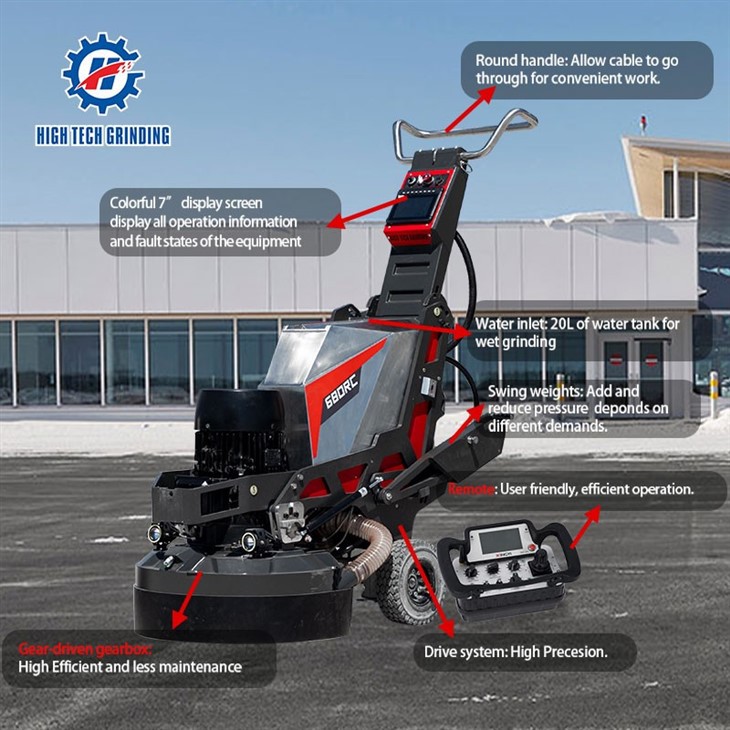 Telecontrol Floor Grinder